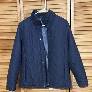 Women's Quilted Puffer Jacket - Black